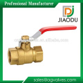 Taizhou manufacturer forged npt 3/4 inch 1 inch two way steel handle water ms 58 brass ball valve